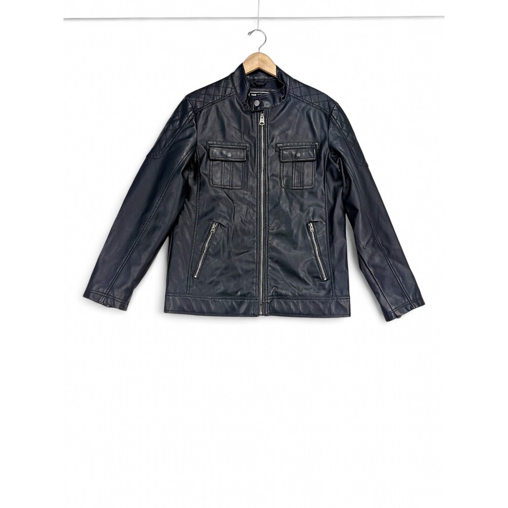 Buffalo David Bitton Men's Black Moto Field Jacket M